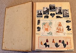 Nazi Pre-1945 Collector's Album Filled with Winterhilfswerk (WHW) Donation Souvenir Gifts...$700 SOLD