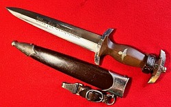 Nazi SA Dagger with RZM Maker's Code “M7/91” (Carl Malsch-Spitzer Firm of Steinbach maker)...$650 SOLD