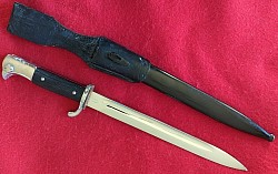 Nazi NCO Dress Bayonet by WKC with Black Leather Frog...$175 SOLD